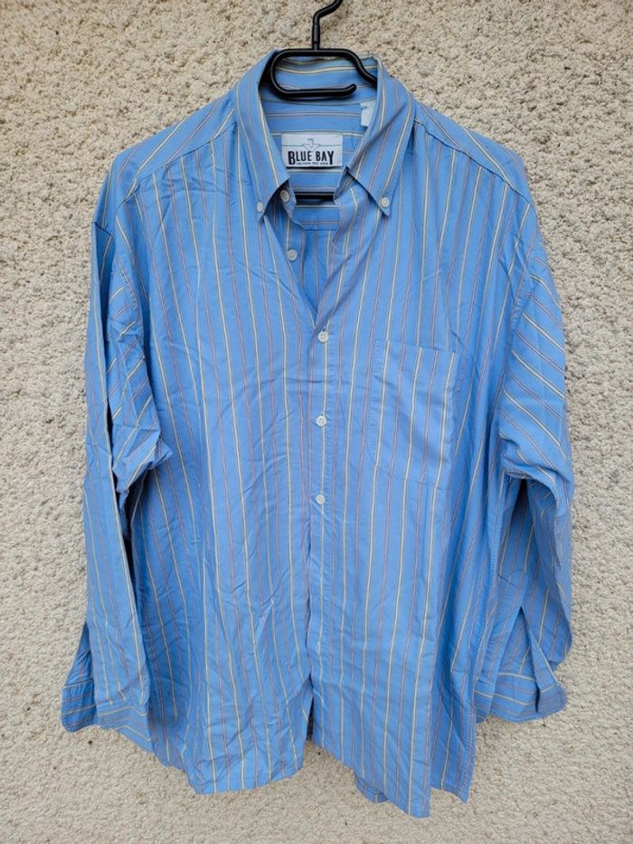 Jolie chemise old money élégant chic baggy oversize vintage