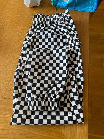 Pantalon à carreaux taille 36