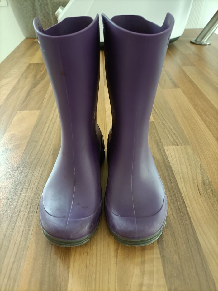 Bottes de pluie violette solognac 26-27