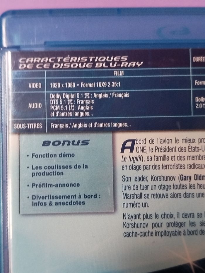 Air force one - Blu-ray - photo numéro 3