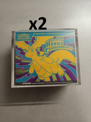 Lot x2 protections acrylique ETB