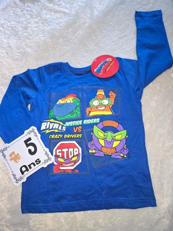 T-shirt superthings 5ans