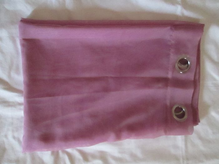 Voilage rose - photo numéro 2