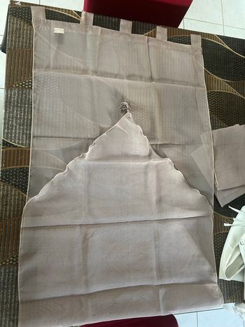 Rideaux voilages 60x160