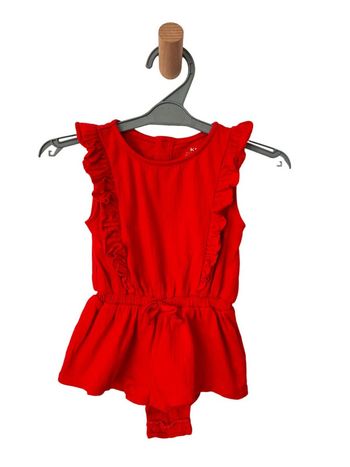 Combinaison courte rouge - Kiabi 6 mois