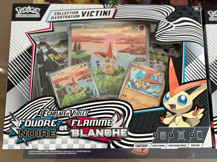 Lot de 2 coffret victini Pokémon EV10.5 - photo numéro 4