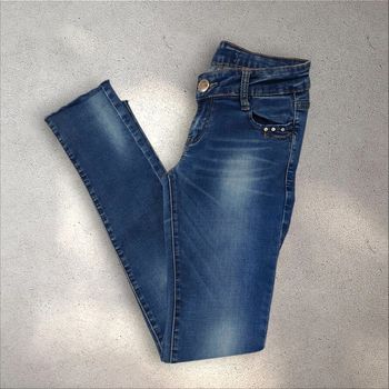 Jean taille basse skinny fit elasthanne taille 34 XS