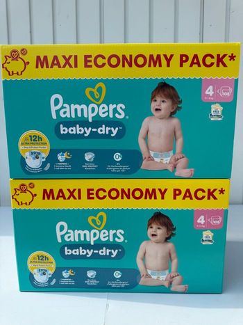 Couché Pampers taille 4 baby dry