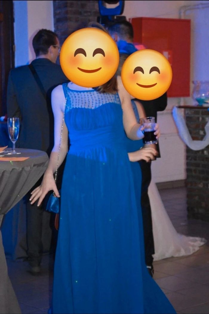 Robe de soirée bleu roi - photo numéro 9