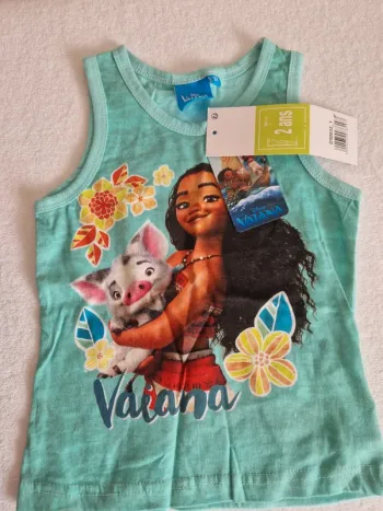 Tee shirt disney vaiana 2 ans neuf