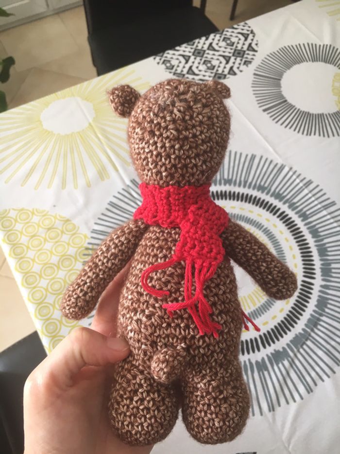 Ours en peluche brodé - photo numéro 2