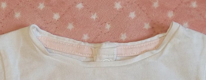 Lot de 2 t-shirts manches longues - Taille 1mois, 53cm - photo numéro 3