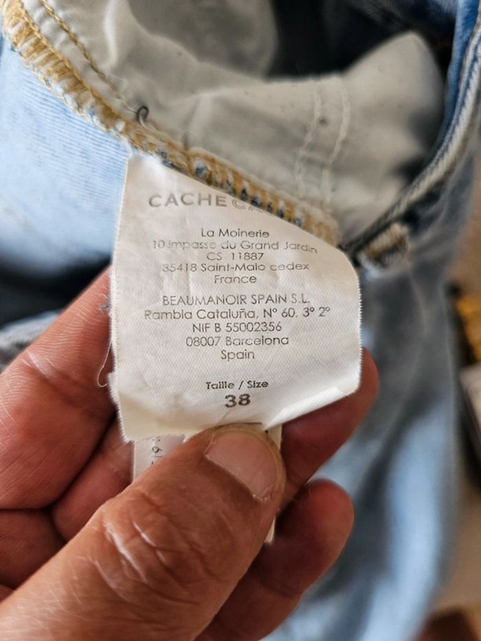 Jeans Cache Cache Taille 38 - photo numéro 5