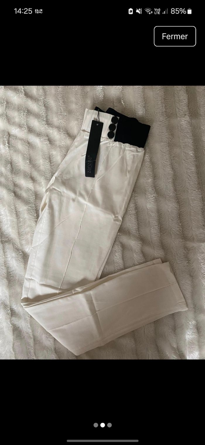 Pantalon Blanc - photo numéro 4