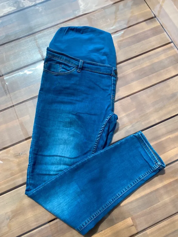 Jean taille haute de grossesse kiabi - photo numéro 2