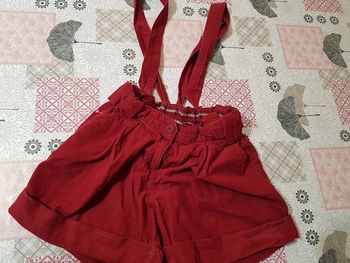 Short velours okaidi 10 ans