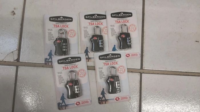 Lot de 5 Cadenas à Combinaison TSA pour Valises - photo numéro 2