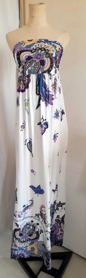 Robe longue bustier