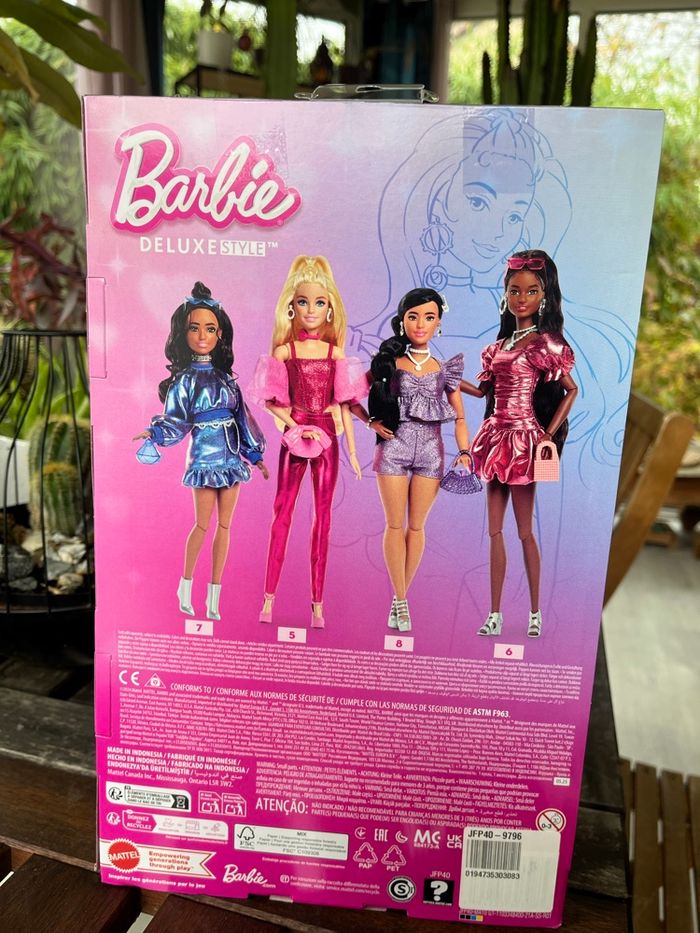 Barbie deluxe style rose métal neuf - photo numéro 3