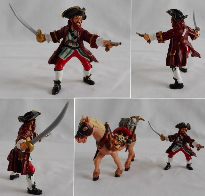 Lot 3 figurines Pirates et Corsaires - PAPO- 3 ans et + - photo numéro 5