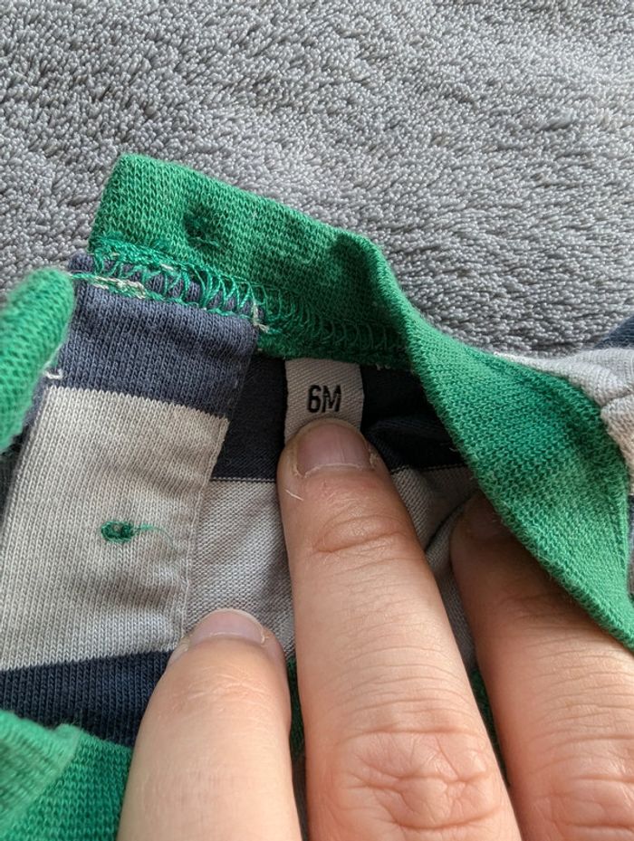 T-shirt manches longues - 6 mois - photo numéro 2