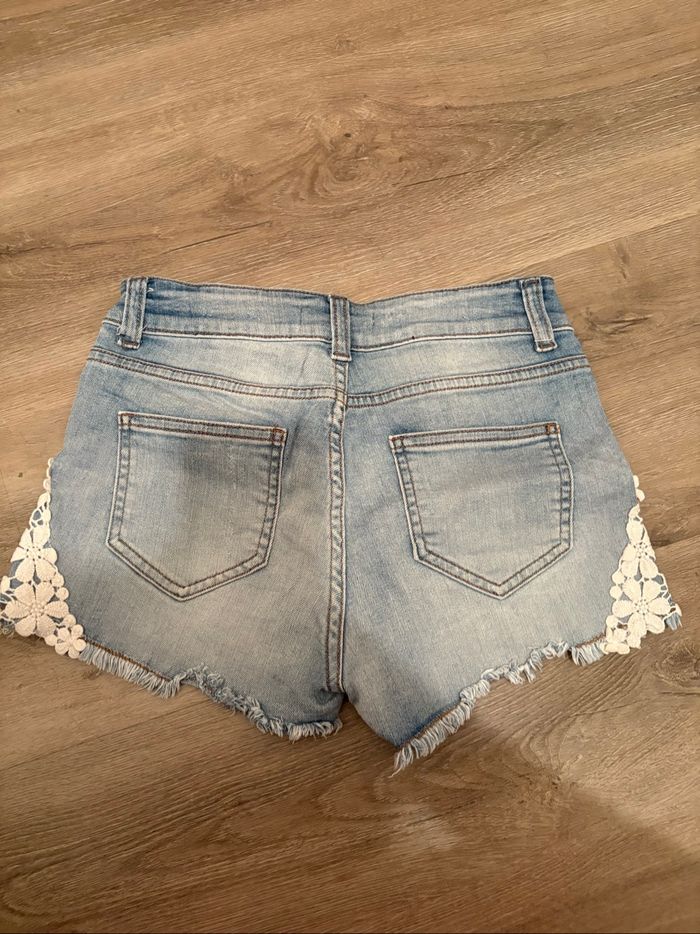 Short jean dentelle - photo numéro 2