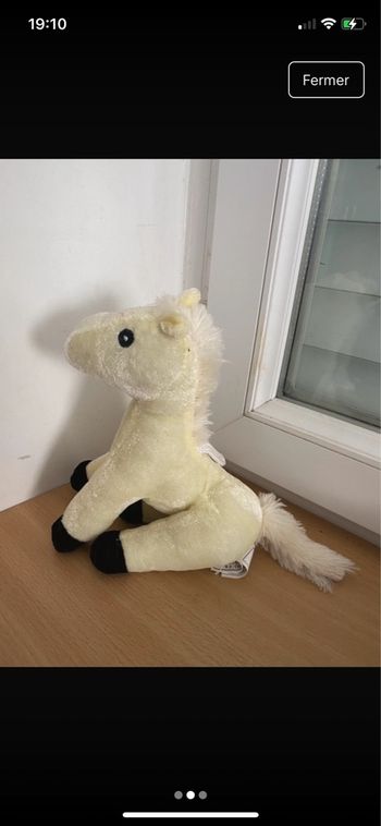 Mini peluche cheval