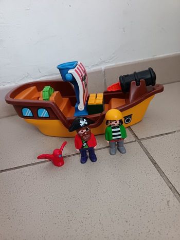 Bateau de pirates Playmobil 1.2.3 n°9118