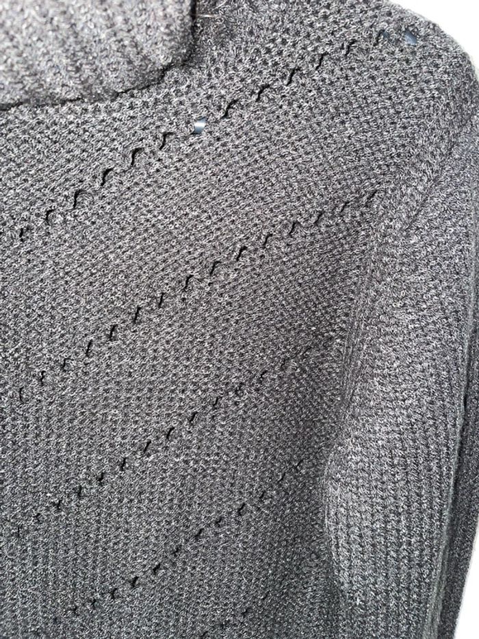 Pull chaud col roulé noir M h&m - photo numéro 3