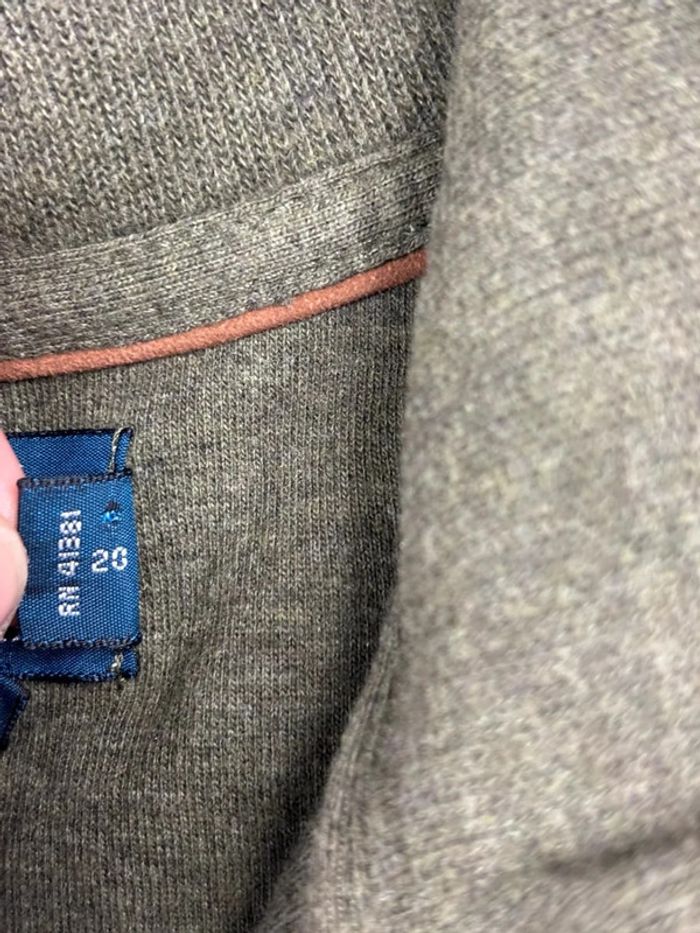 Pull d’hiver half zip 1/4 zip Ralph Lauren vert semi zip taille L - photo numéro 10