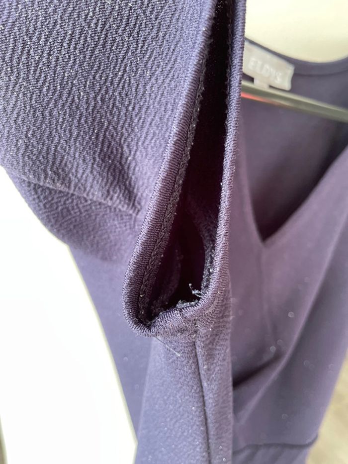 Robe bleu marine, avec de légères, paillettes taille38 - photo numéro 6