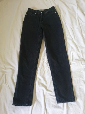 Jean noir coupe mum femme taille 34