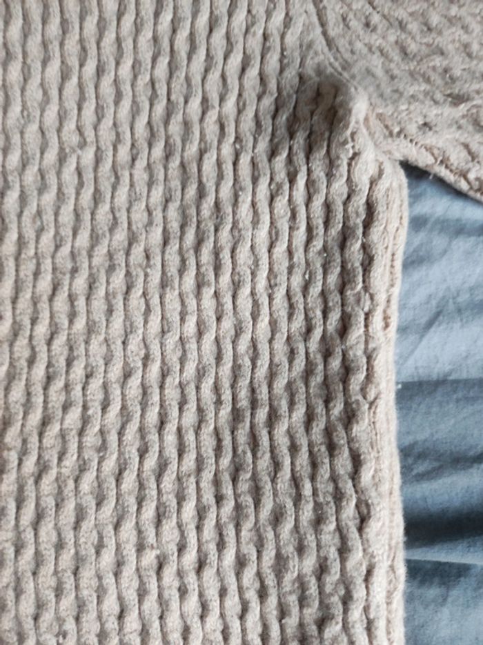 Pull Lacoste Torsadé en laine -Taille S - Comme neuf - photo numéro 8