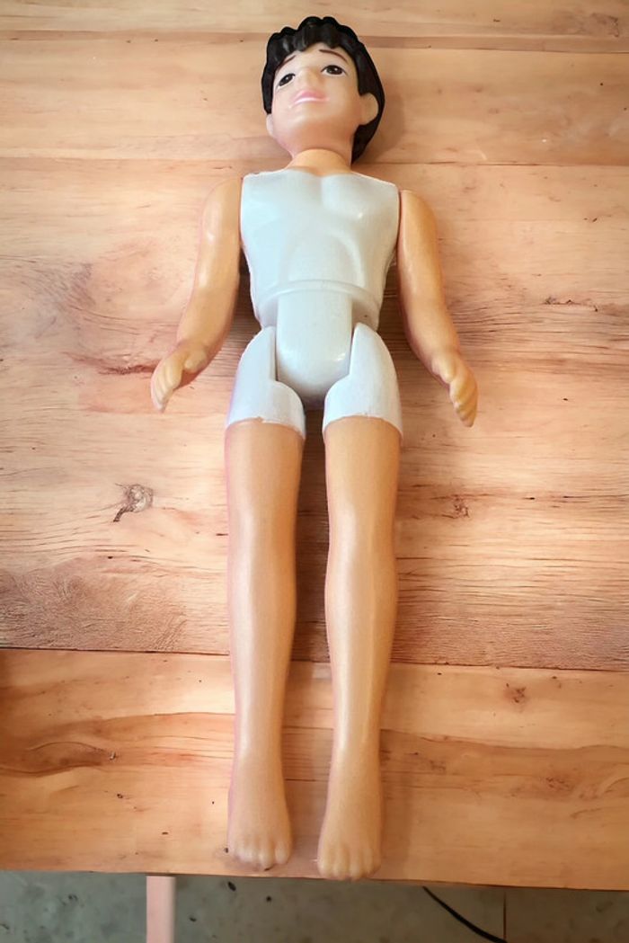 Mattel 2004 Polly Pocket vintage - lot de 2 figurines Polly et Rare Todd 9cm - photo numéro 3