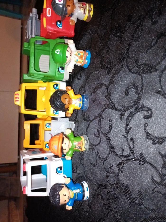Figurines little people fisher price assistants de la ville - photo numéro 8