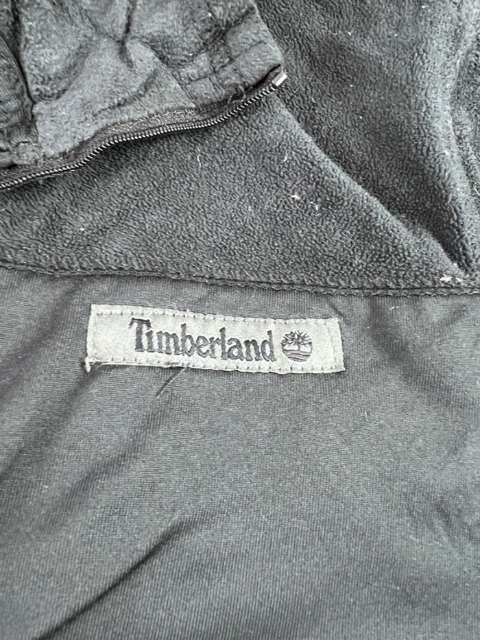 Pull col camionneur Timberland noir avec logo brodé Taille L – Homme - photo numéro 8