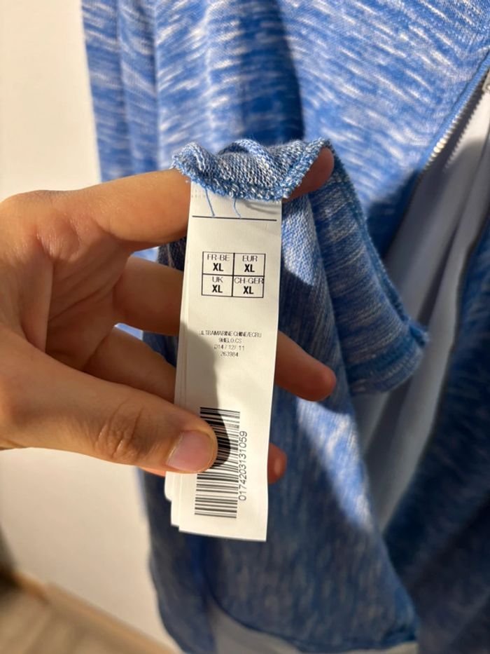 Blouse Femme Bleu Chinée Taille XL - photo numéro 4