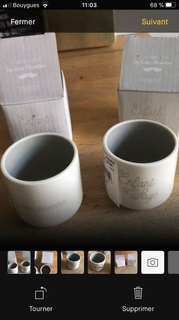 lot 2 coquetiers Neuf et emballé