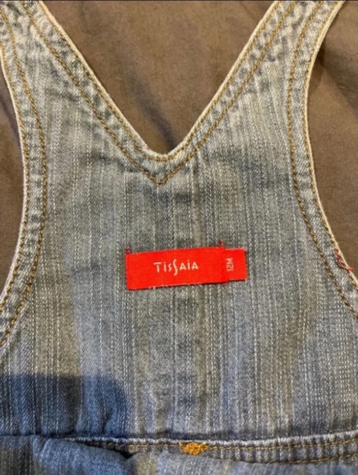 Salopette jeans 12 mois - photo numéro 3