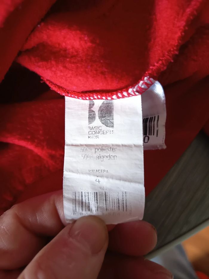 Sweat polaire enfant à capuche (E028) - photo numéro 6