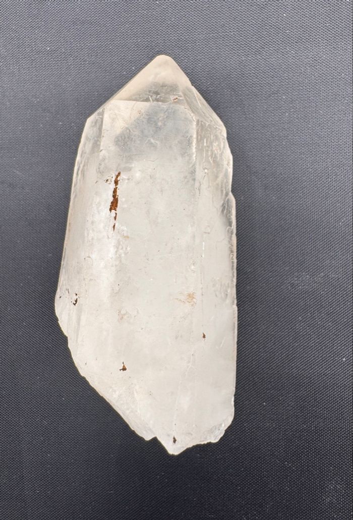 Pointe cristal de roche 65 mm – 62 g – pierre naturelle décor/reflexologie (ref37) - photo numéro 7