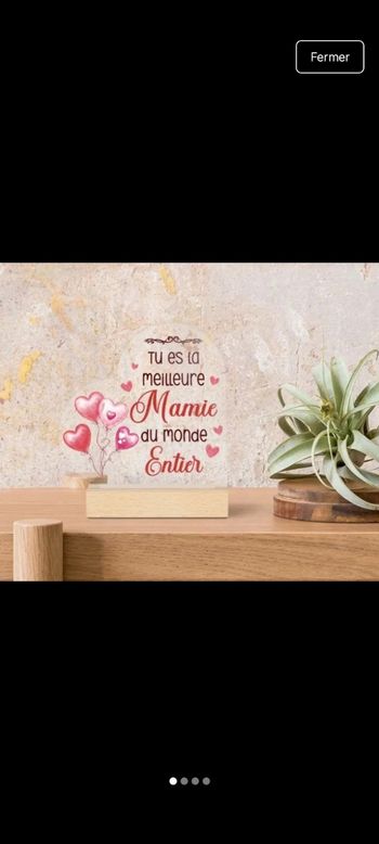 Décoration cœur mamie