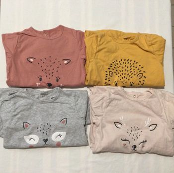 Lot de 4 grenouillères été 36 mois