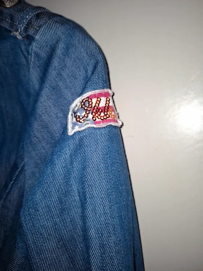 Veste en jean US IKKS 10 ans - photo numéro 2