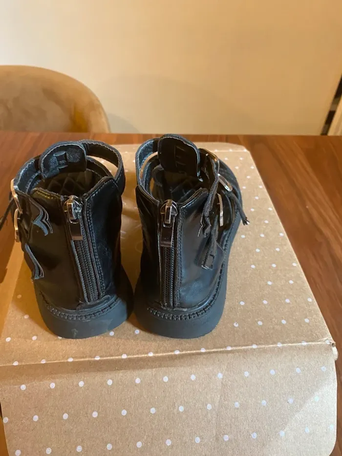 Sandales fille noir taille 33 - photo numéro 5
