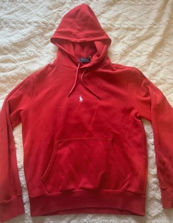 Sweat à capuche Polo Ralph Lauren rouge