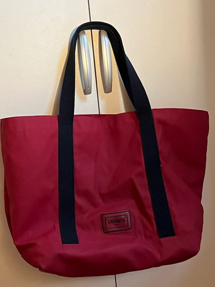 Sac à mains bordeaux Lacoste - photo numéro 8
