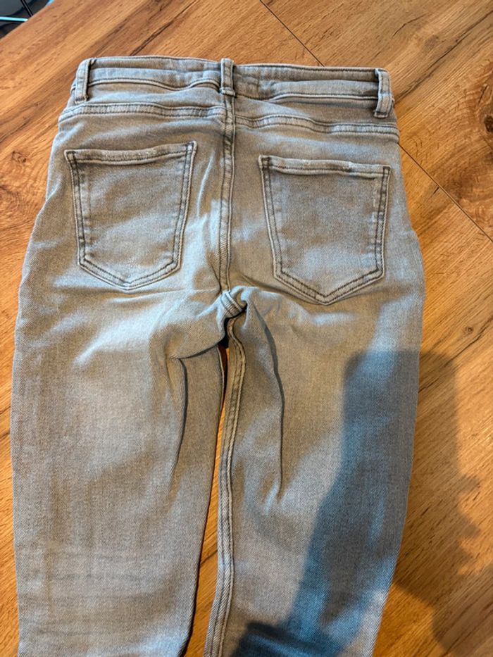 Jeans slim gris Zara taille 38 - photo numéro 3