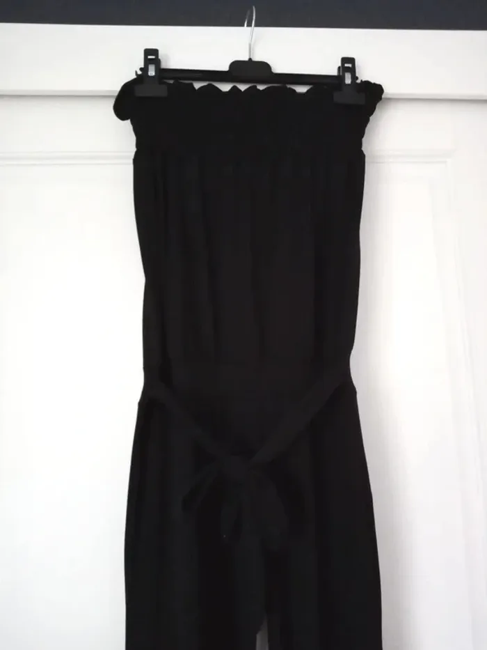 Combinaison combi pantacourt noir femme taille unique neuf - photo numéro 2