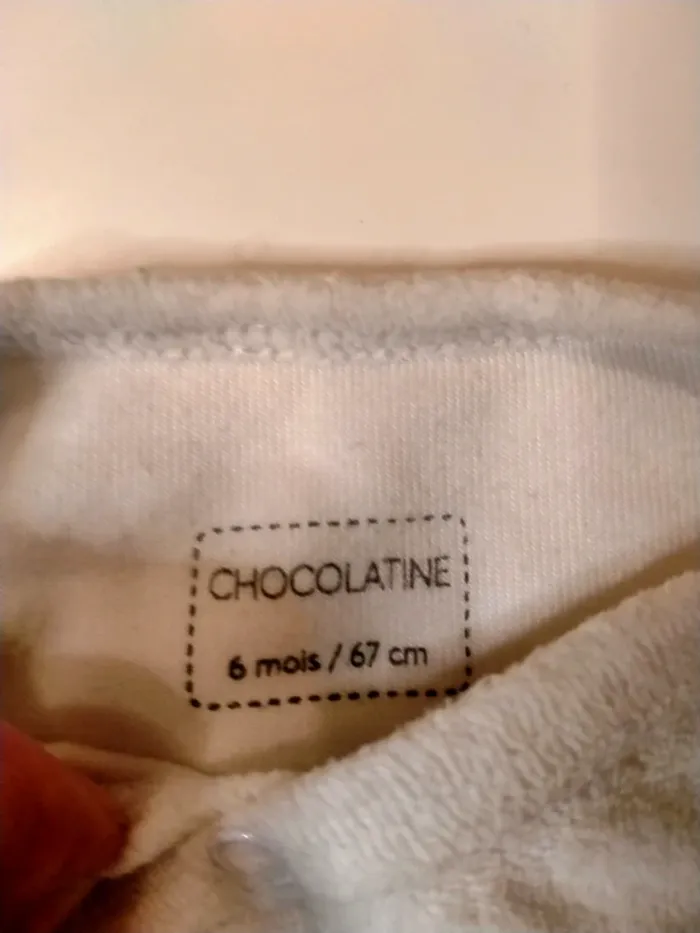 Pyjama bébé 2 pièces Marque Chocolatine Taille 6 mois - photo numéro 7